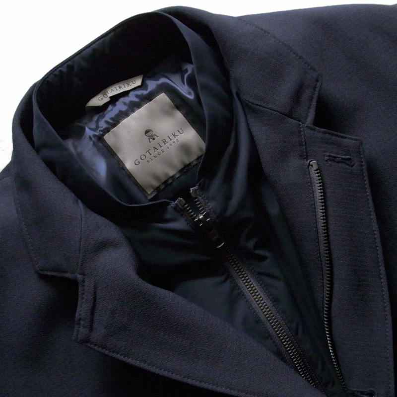 ◇◆GOTAIRIKU（五大陸）/秋冬春の３シーズンで活躍！実用的で費用対効果に優れたダウンインナーブルゾン２ｗａｙジャケット【BM】/5.9万_画像5