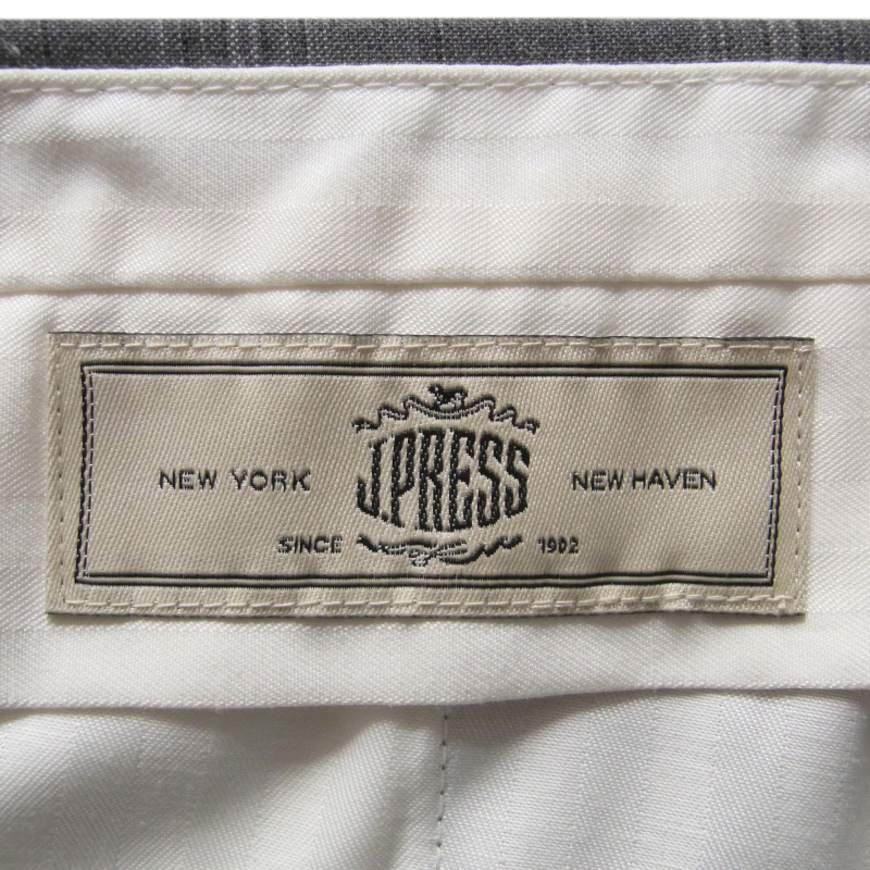 ◇◆J.PRESS（ジェイプレス）/家庭洗濯対応のイージーケア！ちょっぴりトラッドに風味付けされたファンシーチェックスラックス【85】/3万_画像3