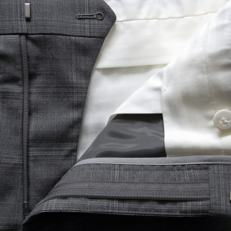 ◇◆J.PRESS（ジェイプレス）/家庭洗濯対応のイージーケア！ちょっぴりトラッドに風味付けされたファンシーチェックスラックス【85】/3万_画像6