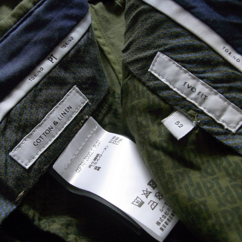 ◇◆PT TORINO（ピーティー トリノ）/≪EVO FIT≫汗っかきに季節に活躍！脱力リラックスなリネンコットン混パンツ【52(W90)】/4.3万_画像8