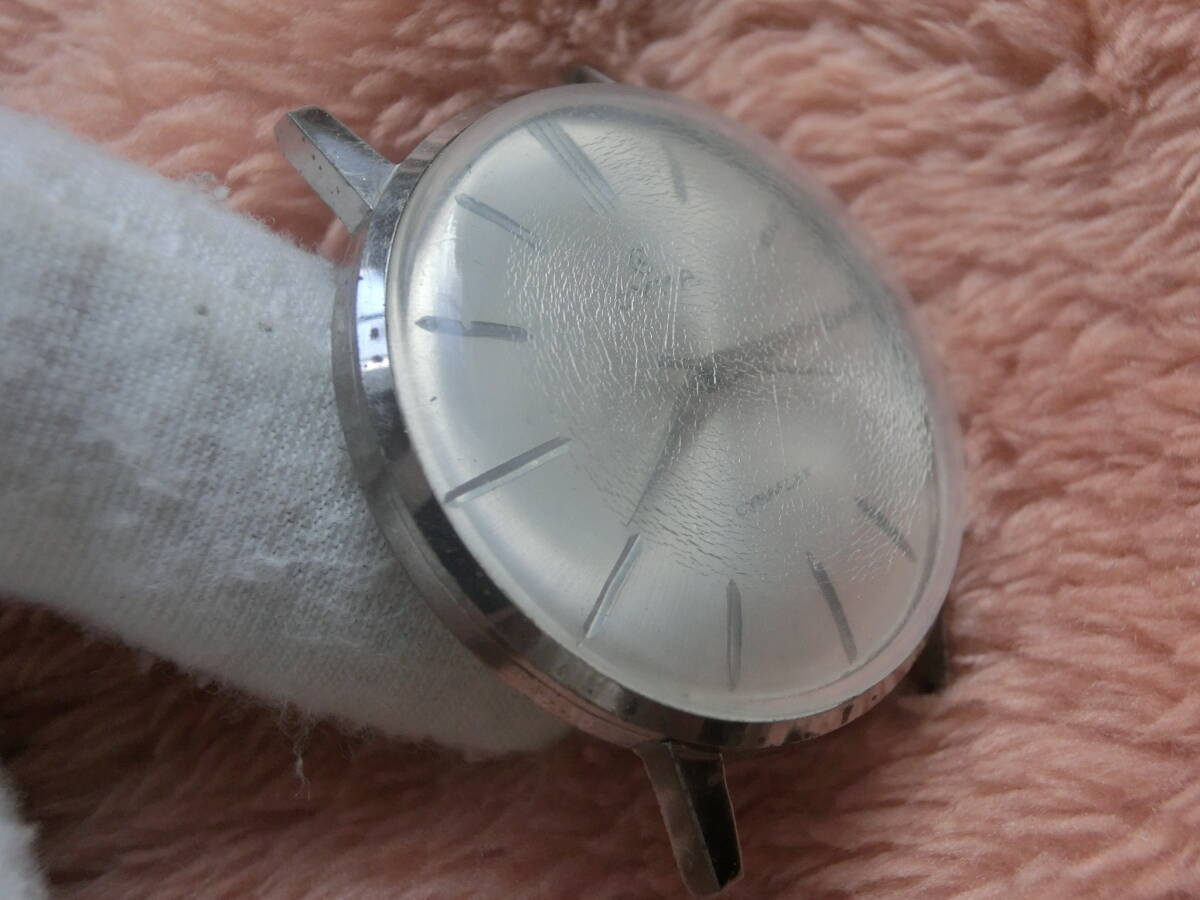 ●希少なスイスの逸品●動作中●CYMA/シーマ・CYMAFLEX・Ref 459●17石・新品ベルト付・1950～60年代●SWISSの手巻き時計●昭和レトロ_画像5