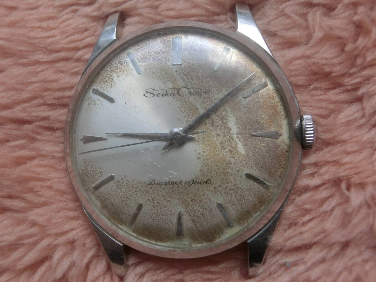 ●精工舎の希少品？★動作するも・・●セイコー / Seiko・クロノス、クラウンどっちやねん ●17石・14038●1950年代●ヴィンテージ・手巻き_画像1