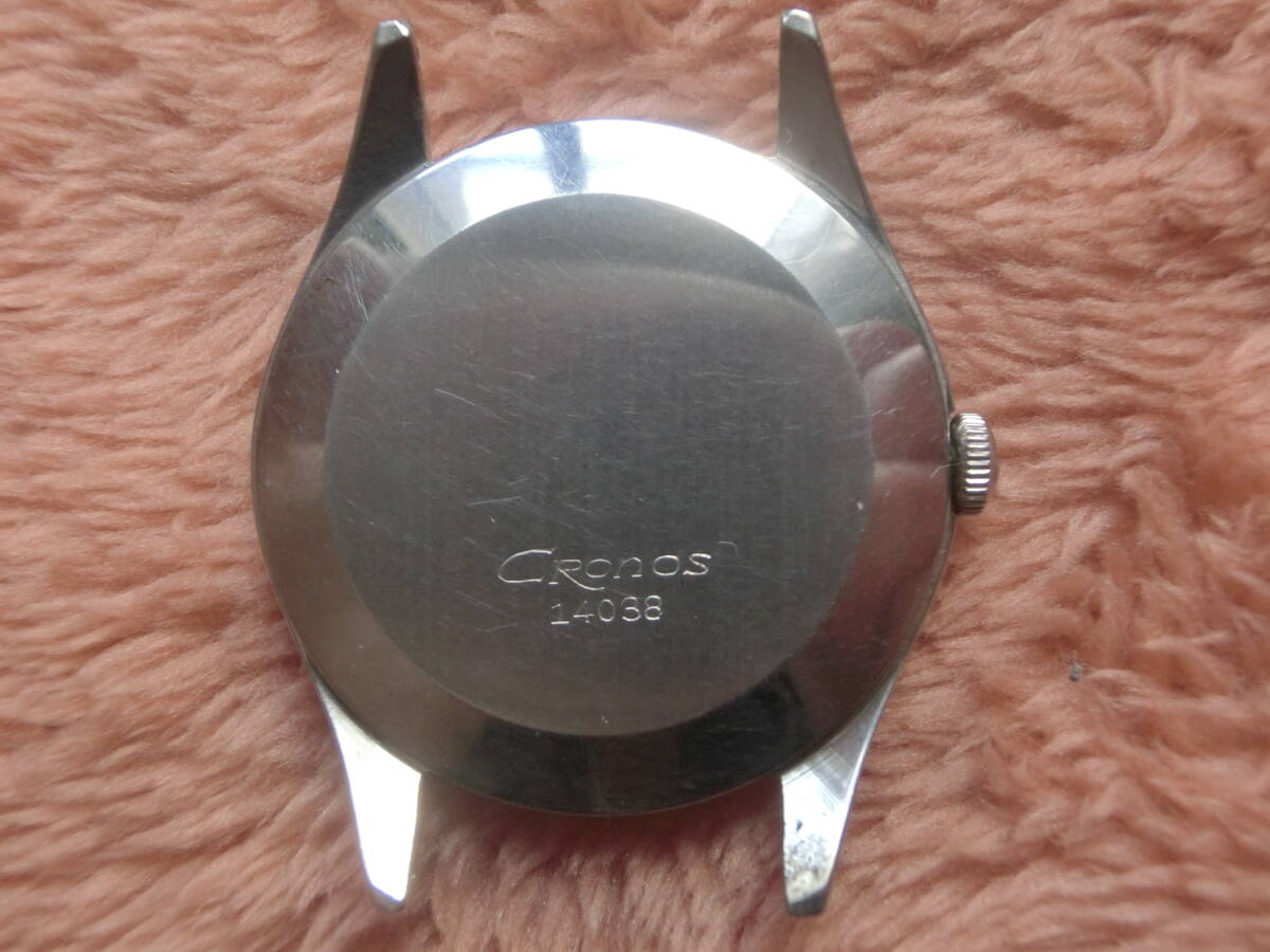●精工舎の希少品？★動作するも・・●セイコー / Seiko・クロノス、クラウンどっちやねん ●17石・14038●1950年代●ヴィンテージ・手巻き_画像2