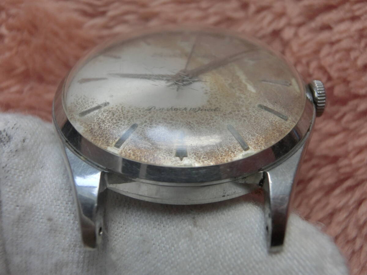 ●精工舎の希少品？★動作するも・・●セイコー / Seiko・クロノス、クラウンどっちやねん ●17石・14038●1950年代●ヴィンテージ・手巻き_画像6