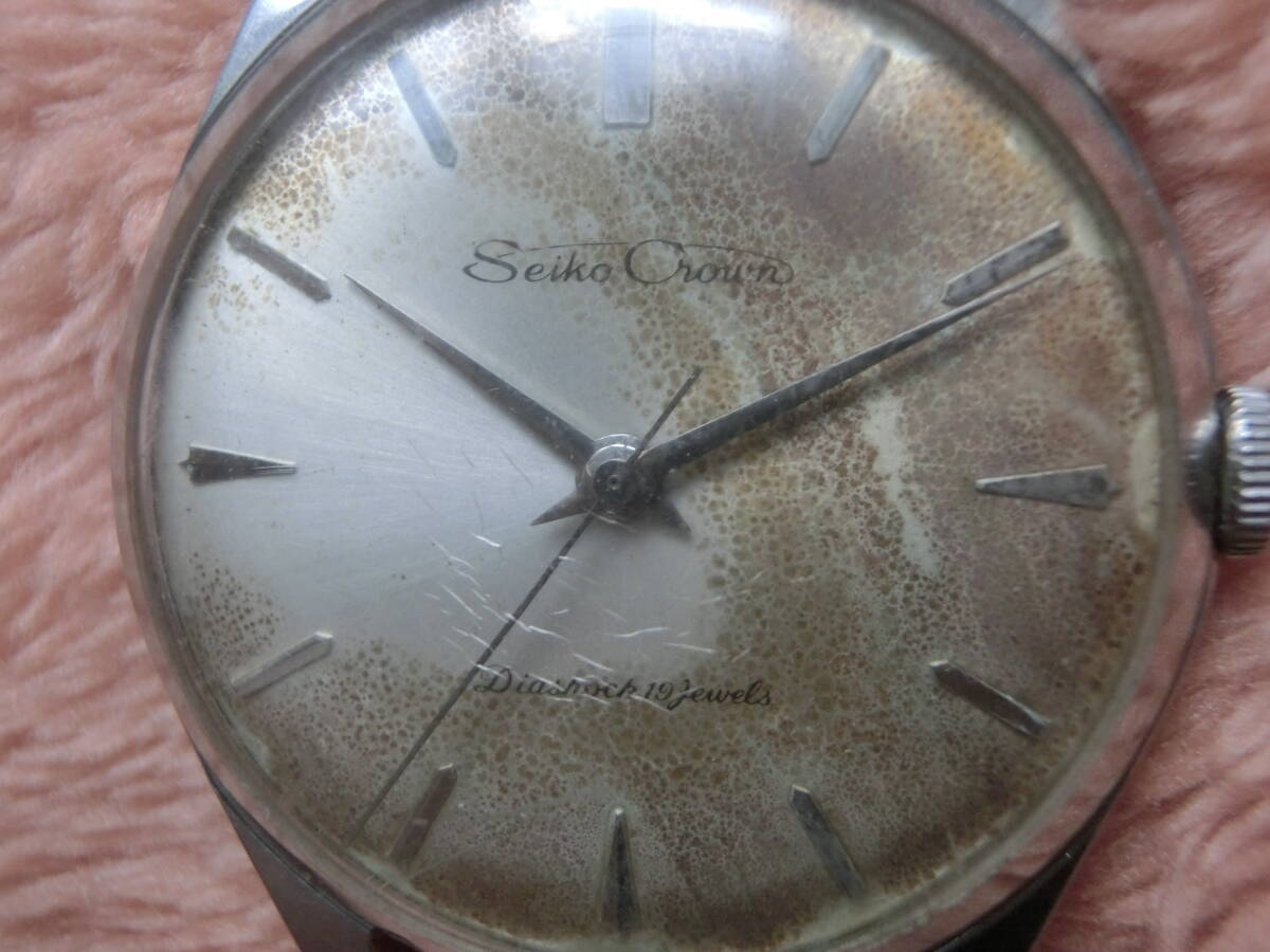 ●精工舎の希少品？★動作するも・・●セイコー / Seiko・クロノス、クラウンどっちやねん ●17石・14038●1950年代●ヴィンテージ・手巻き_画像10