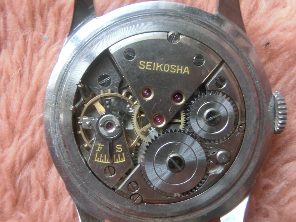 ・希少？●SEIKOSHA★不動●SEIKO SUPER・セイコー スーパー・13006★Sマーク★精工舎 黄色文字●1960年代・手巻き★昭和レトロ_画像3
