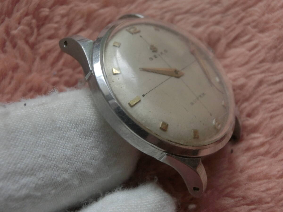 ・希少？●SEIKOSHA★不動●SEIKO SUPER・セイコー スーパー・13006★Sマーク★精工舎 黄色文字●1960年代・手巻き★昭和レトロ_画像5