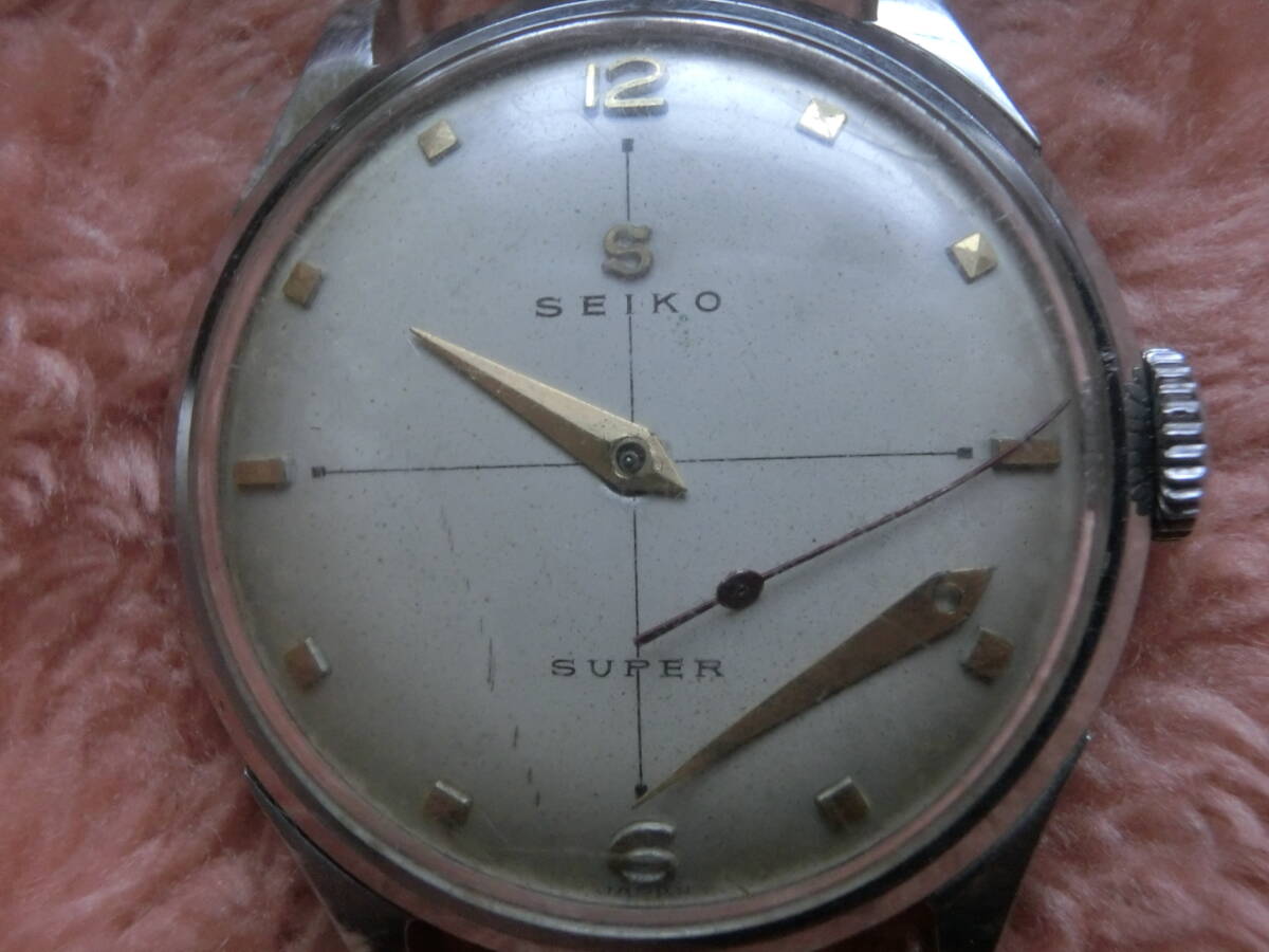 ・希少？●SEIKOSHA★不動●SEIKO SUPER・セイコー スーパー・13006★Sマーク★精工舎 黄色文字●1960年代・手巻き★昭和レトロ_画像10