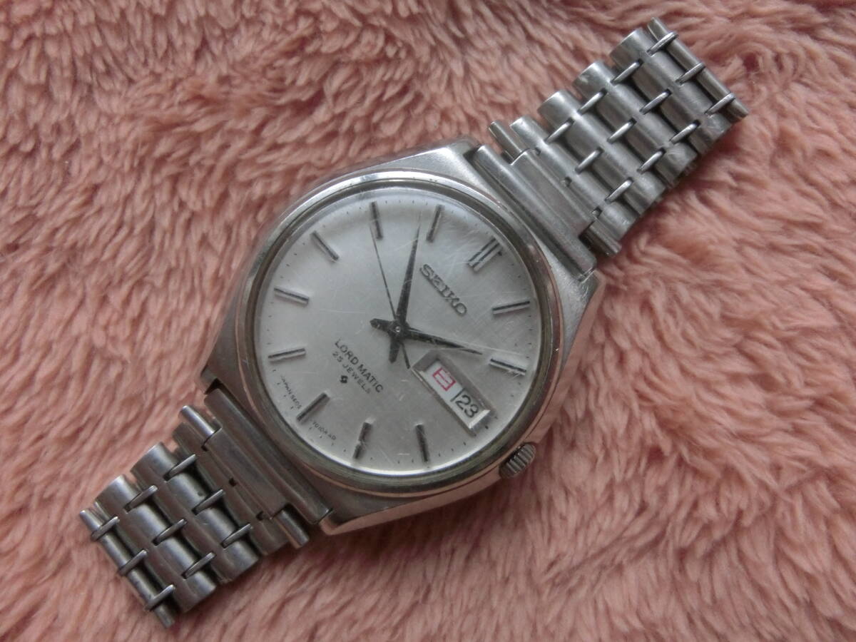 ★動作も調整要●セイコー / SEIKO・⑧ロードマチック / LORD MATIC・デイデイト●希少な25石・自動巻き・5606-7010●1978年●ヴィンテージ_画像1