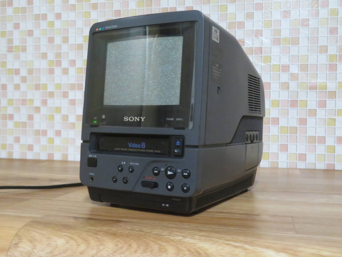SONY Video8 COMBO EV-DT1 ブラウン管 ソニー 電源コード付き 室内保管品 非喫煙環境です _画像1