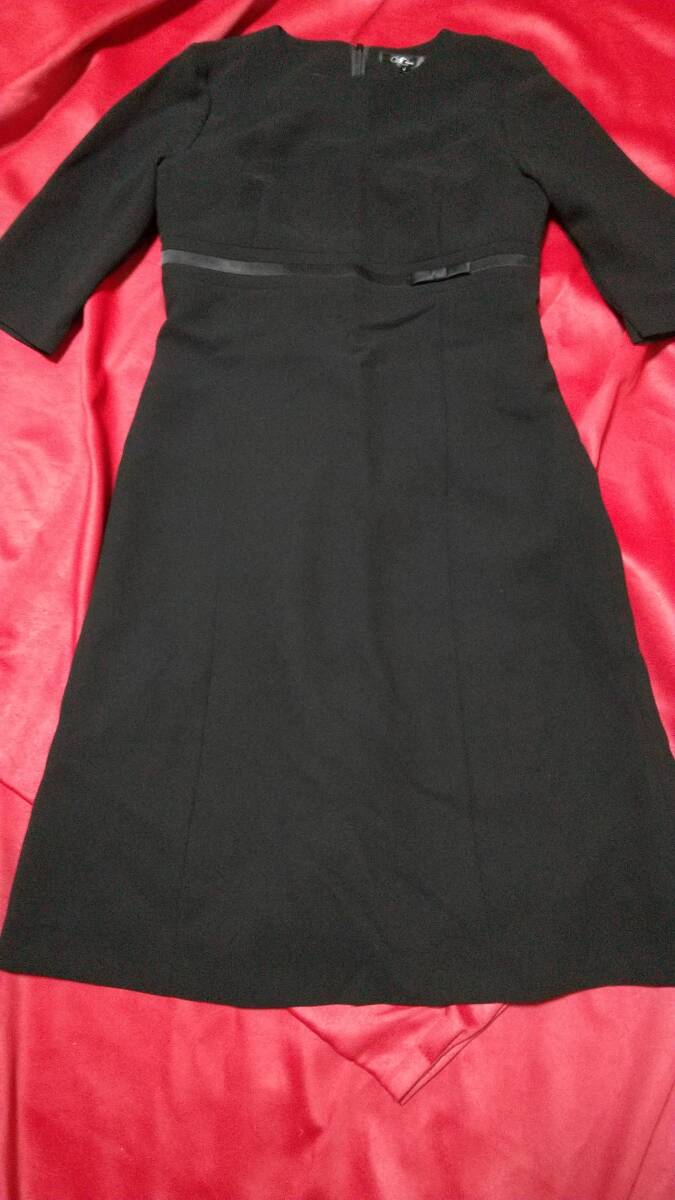 ★ lama　ブラックフォーマル　セットアップスーツ　上下　冠婚葬祭　黒　9号　良品美品　喪服　SM31-01N_画像4