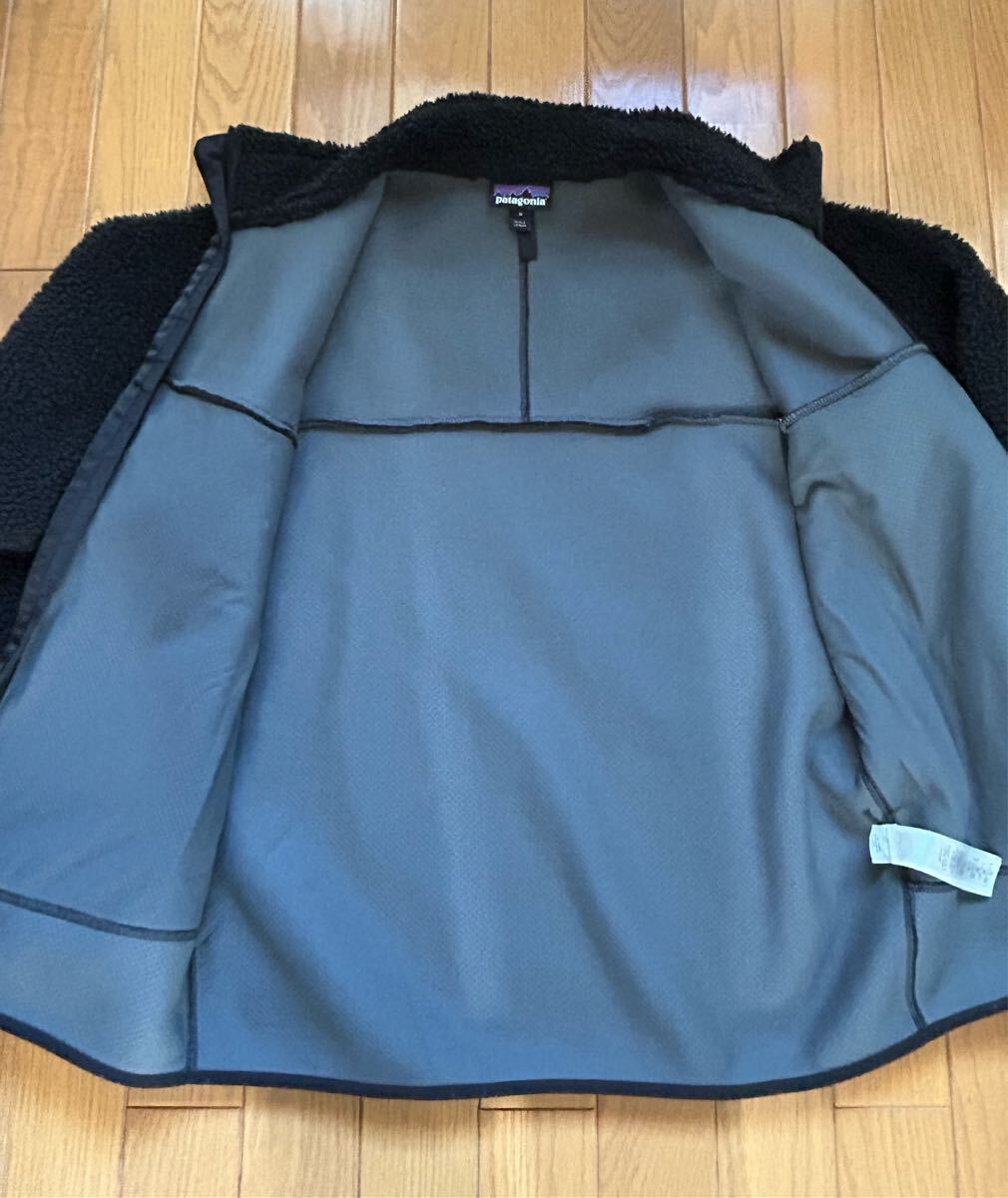 パタゴニア クラシック レトロX フリースジャケット オールブラック メンズ　M_画像4