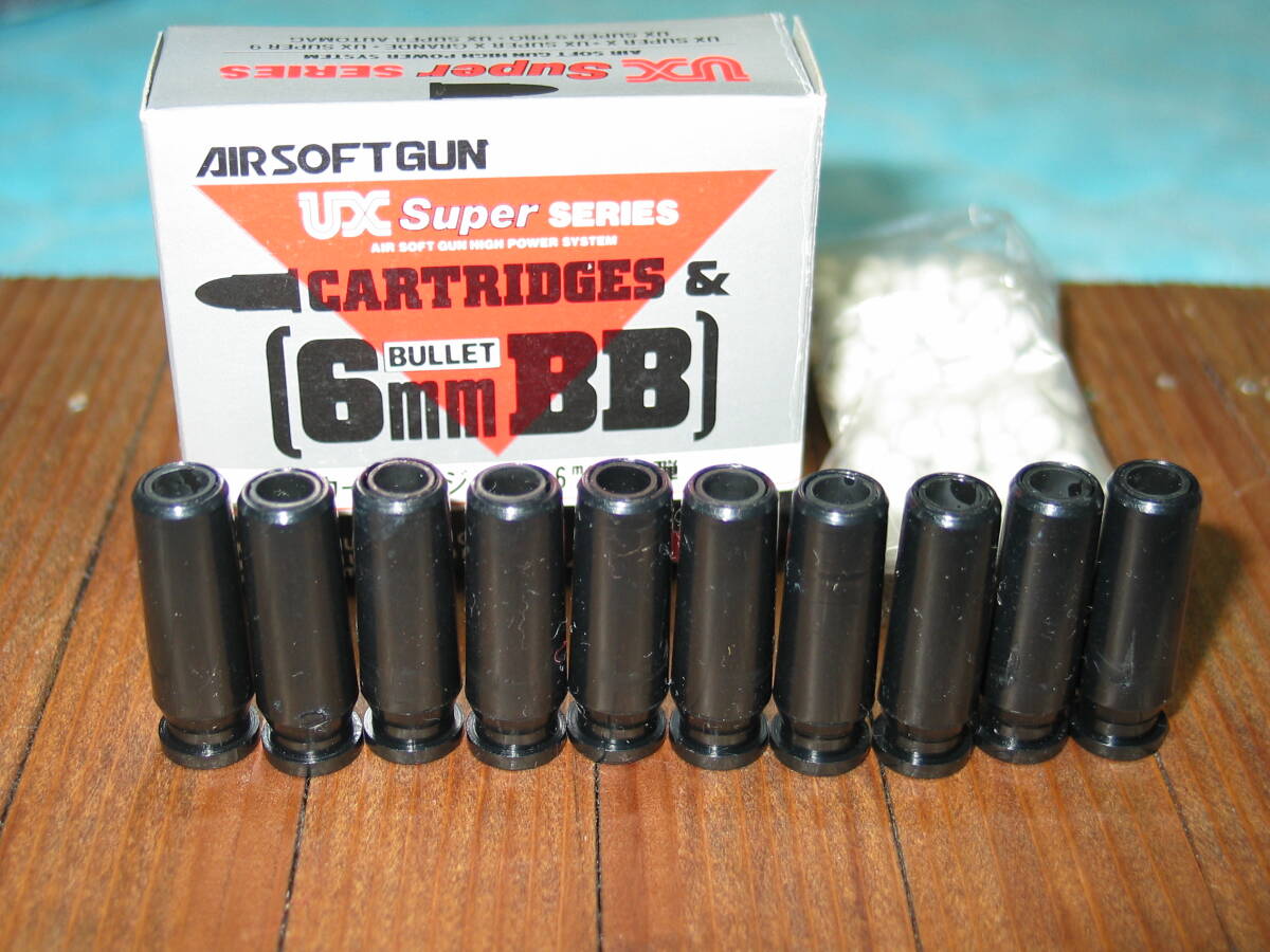 マツシロ マルコシ UX スーパーX スーパー9 スーパーオートマグ カートリッジ10発 6mmBB弾 送料込み スーパーXグランデ スーパー9プロ_画像1