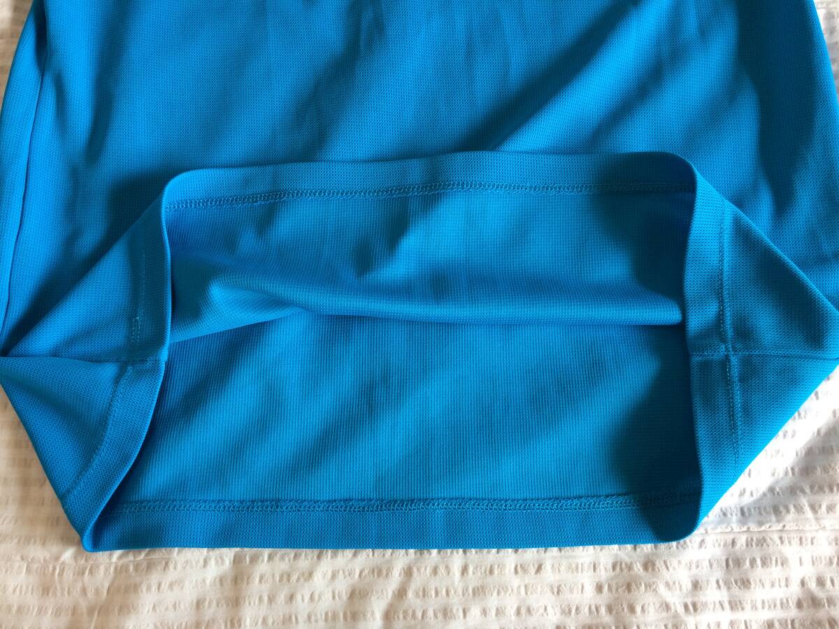ユニクロ　メッシュクルーネックTシャツ　メンズSサイズ　コバルトブルー◆送料185円（クリックポスト/追跡可能）スポーツユーティリティ_画像6