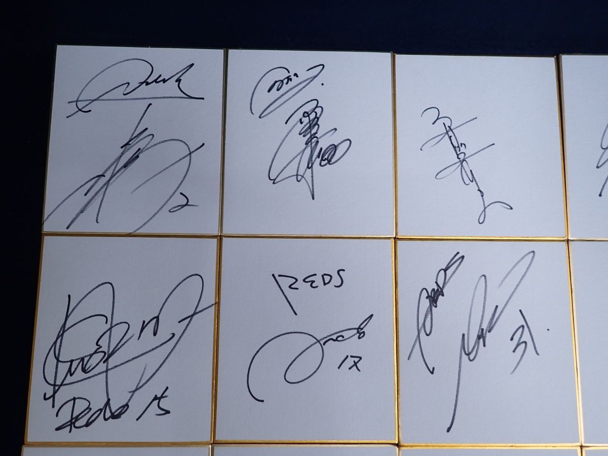 ▼浦和レッドダイヤモンズ 直筆サイン色紙19枚▼浦和レッズ/安藤智安/盛田剛平/阿部敏之/ペトロヴィッチ/土橋正樹/宮沢克行/路木龍次_画像2