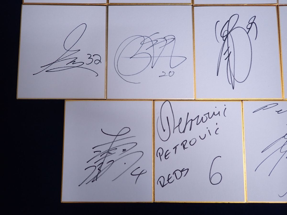 ▼浦和レッドダイヤモンズ 直筆サイン色紙19枚▼浦和レッズ/安藤智安/盛田剛平/阿部敏之/ペトロヴィッチ/土橋正樹/宮沢克行/路木龍次_画像4