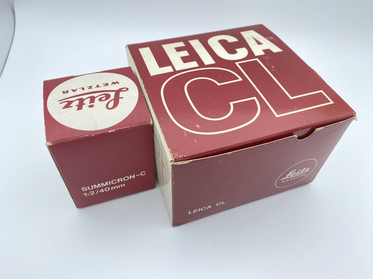 LEICA CL 50 JAHRE EDITION 1975年製品 SUMMICRON-C 40 未使用品_画像1