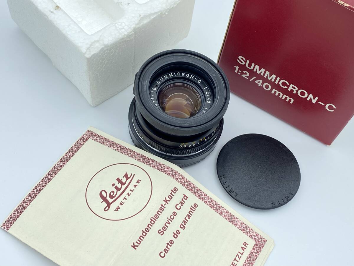 LEICA CL 50 JAHRE EDITION 1975年製品 SUMMICRON-C 40 未使用品_画像3