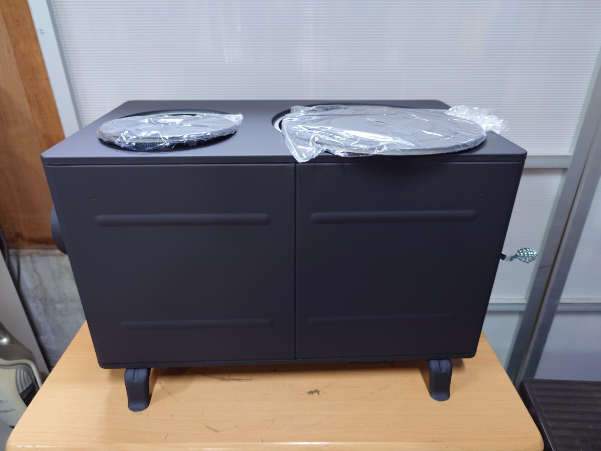 ホクアイ　高級角型マキストーブ　ヒートエースSP　未使用　アート家財便発送　札幌市　 薪ストーブ_画像7