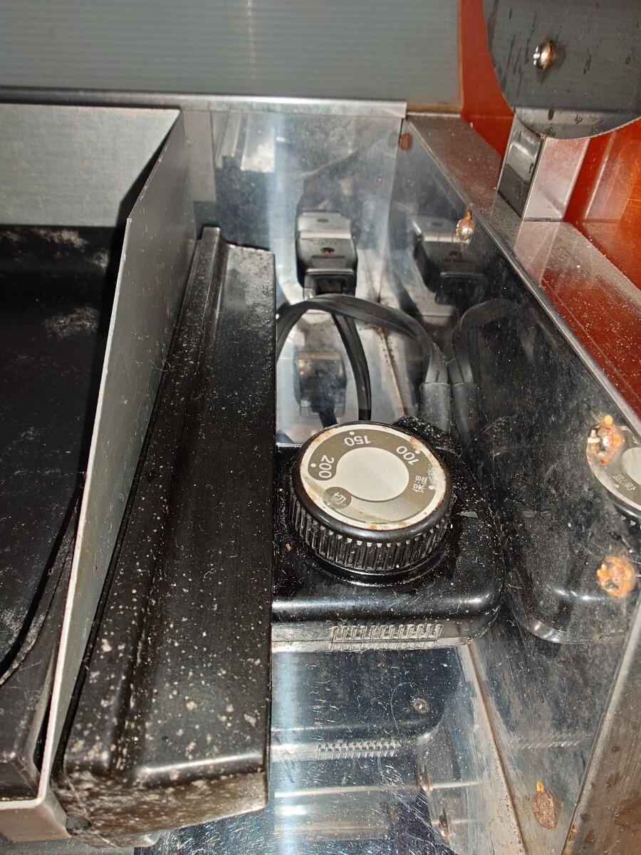 ホットショーケース　ジャンボフランク　ジャンク　通電確認のみ　アート家財便発送　札幌市_画像9