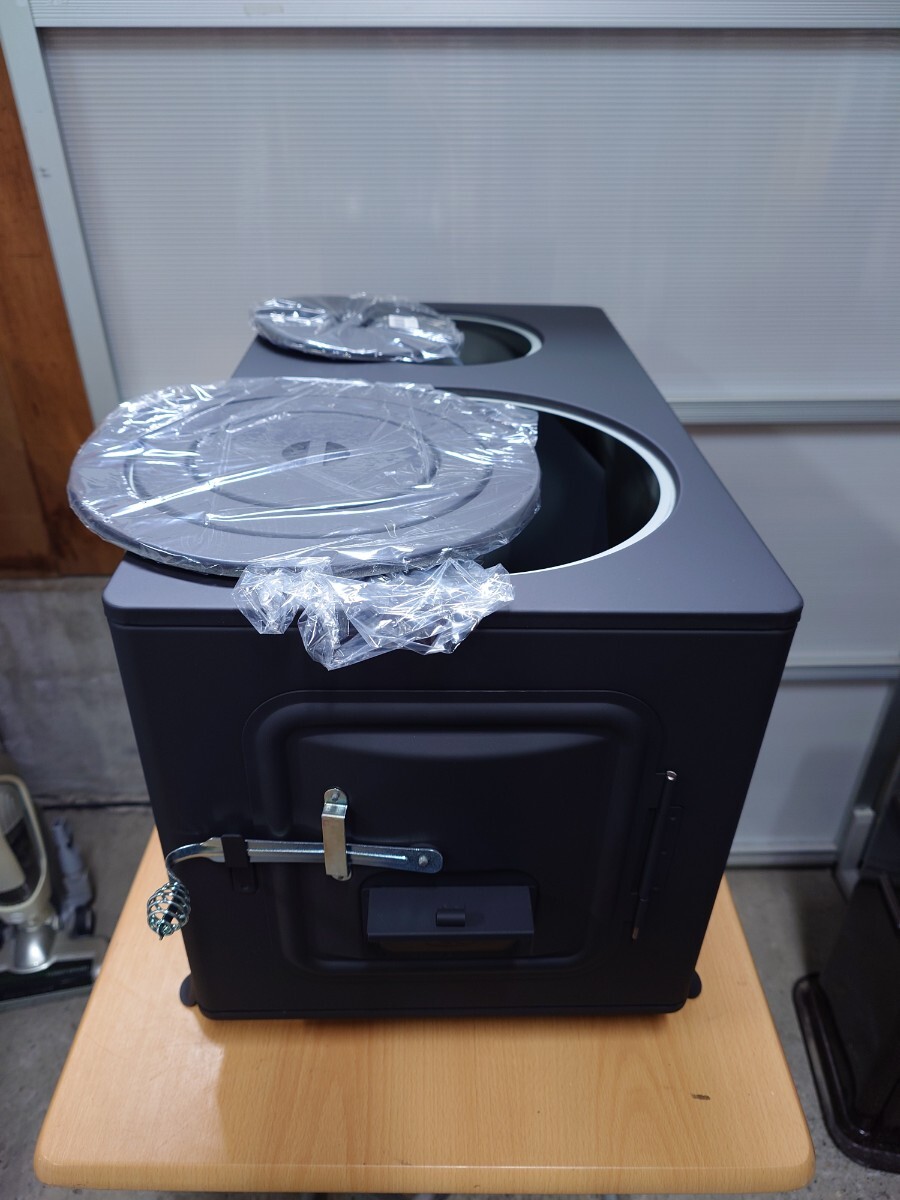 ホクアイ　高級角型マキストーブ　ヒートエースSP　未使用　アート家財便発送　札幌市　 薪ストーブ_画像1