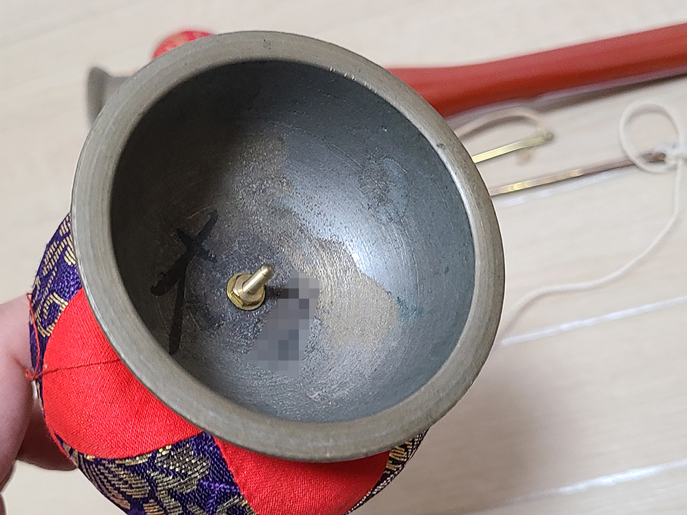 (28) предметы для домашнего буддийского алтаря печать золотой диаметр 7.5cm длина 25cm. краска рисунок 2 пункт совместно .. буддизм предметы для домашнего буддийского алтаря .. храм .. предмет клетка .