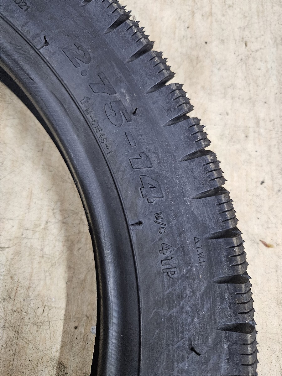 新品 マキシス　snow　2.75-14　カブ　スパイクタイヤ　ピン　CRM GS スノー　_画像4