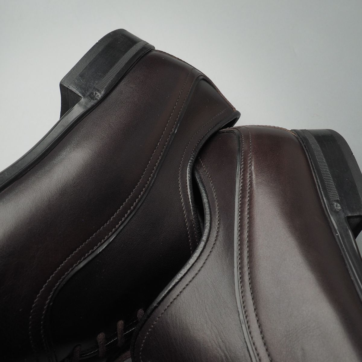 GS5468//イタリア製*グッチ/GUCCI*メンズ39.5EJ/ウイングチップ/ブラインドブローグ/レザーシューズ/革靴/茶/ブラウン_画像7