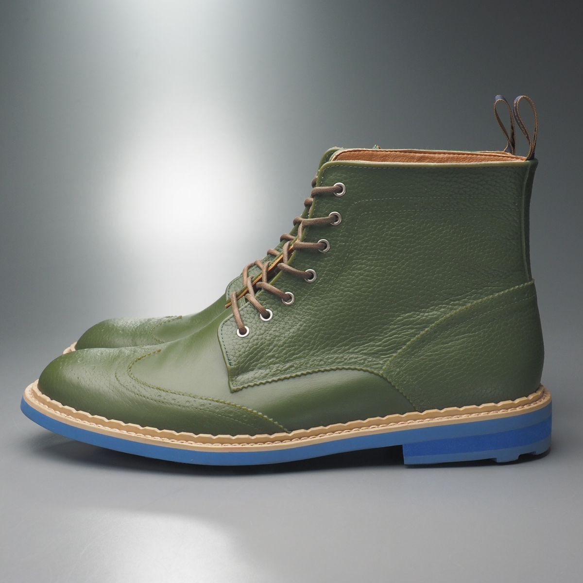 GS4430//未使用*レインマン/RAINMAN×マークマクナイリー/MARK MCNAIRY*メンズ10/ウイングチップ/レインブーツ/カントリーブーツ/靴_画像3