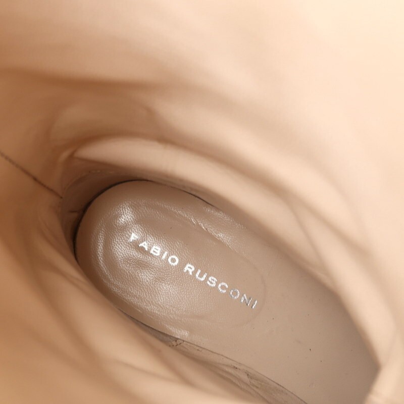 GS5421□イタリア製 ファビオルスコーニ/FABIO RUSCONI レディース サイズ37(22.5cm相当) ジョッキーブーツ ロングブーツ 靴 ブラウン系_画像8