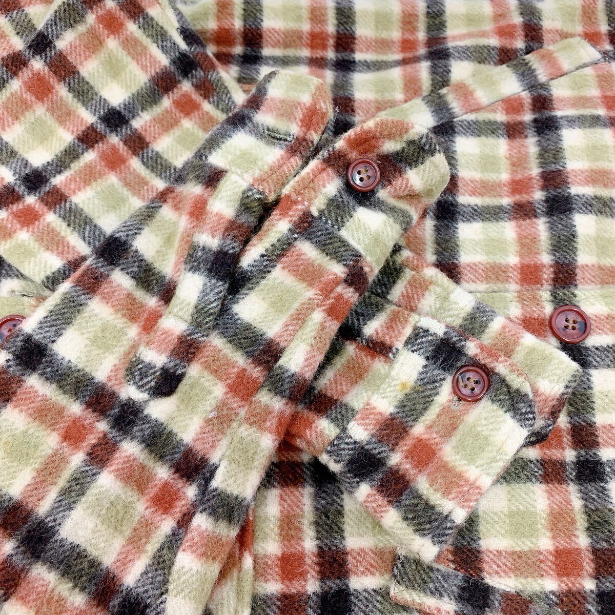 11SA099 BIGJOHN ビッグジョン シャツジャケット サイズ32 81CM 中古 現状品_画像4