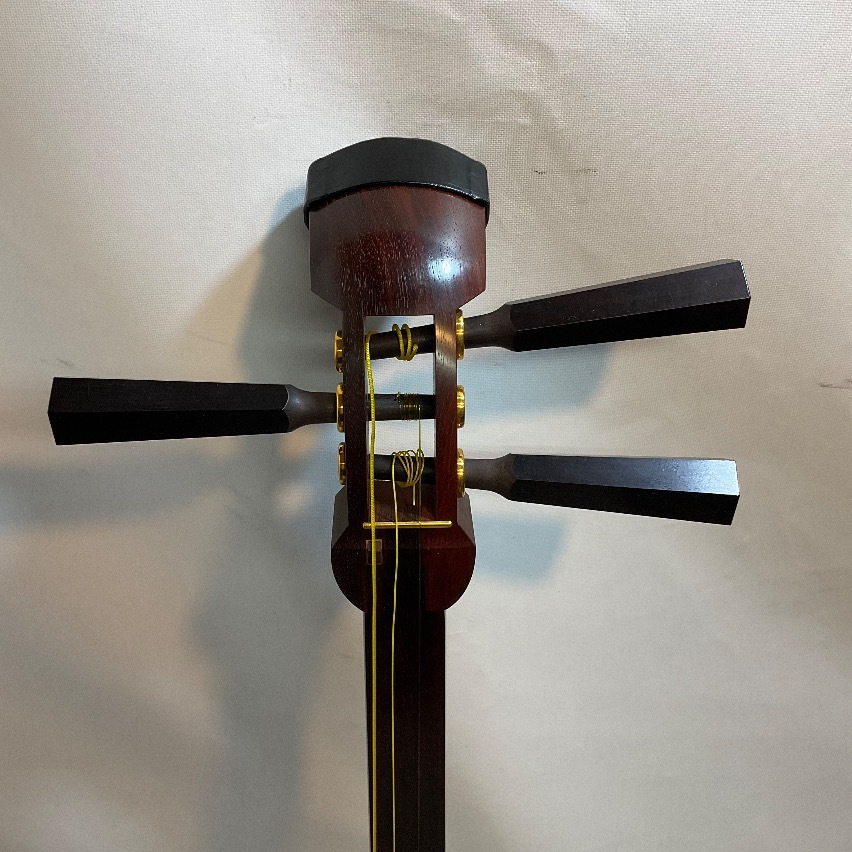 u58856　中古　津軽三味線 太棹 皮やぶれ_画像2