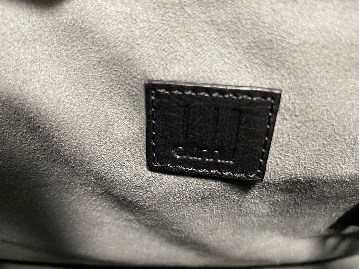 ほぼ未使用 ダンヒル dunhill メッセンジャーバッグ ショルダーバッグ ロゴ ブラック ビジネス 普段使い メッセンジャー_画像5