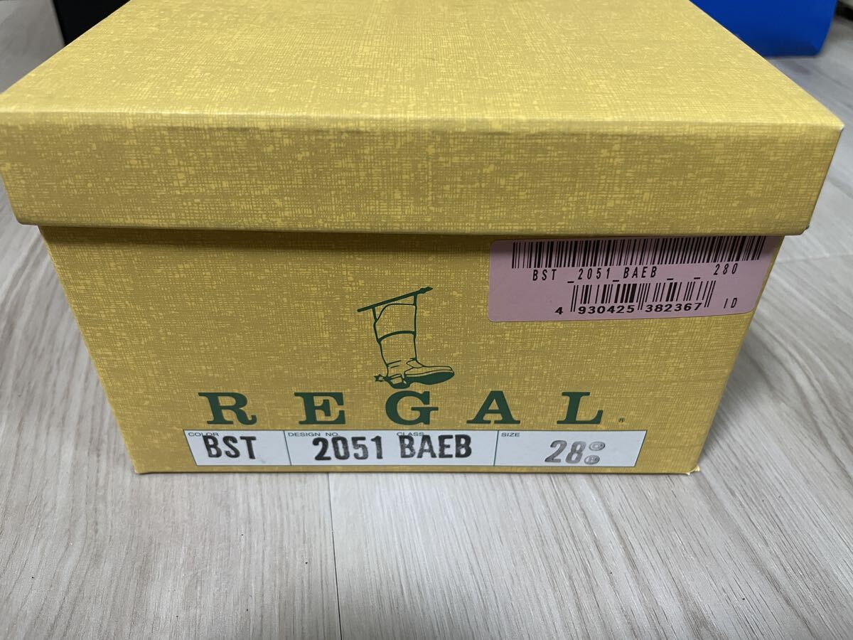 1度着用 希少28 リーガル REGAL サドルシューズ ブラックソーテル レザー ビジネス 普段使い オシャレ サドル 28_画像8