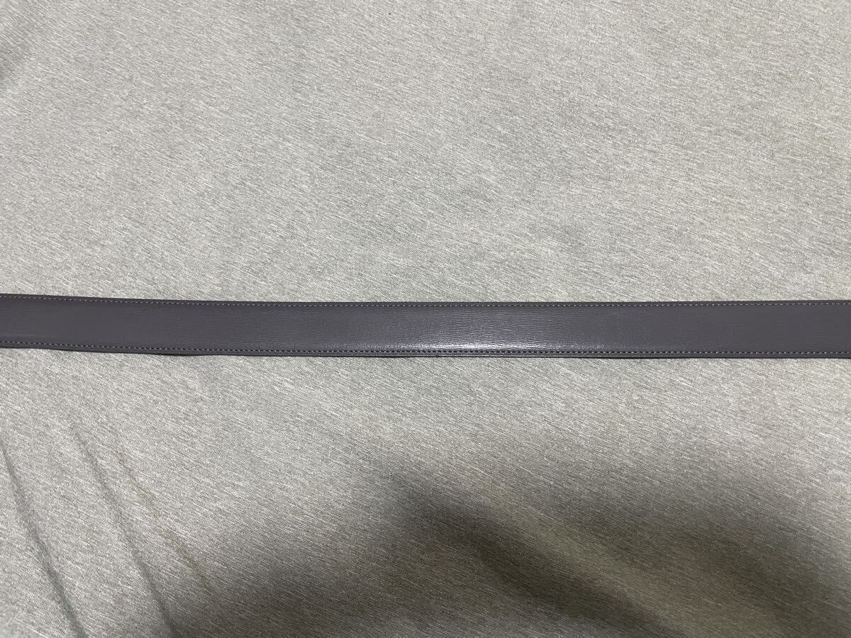 ほぼ未使用 ダンヒル dunhill ベルト リバーシブルベルト ダークグレー？ カーキ？ オリーブ？ 87 90.5 94 97.5 ビジネス リバーシブル _画像5
