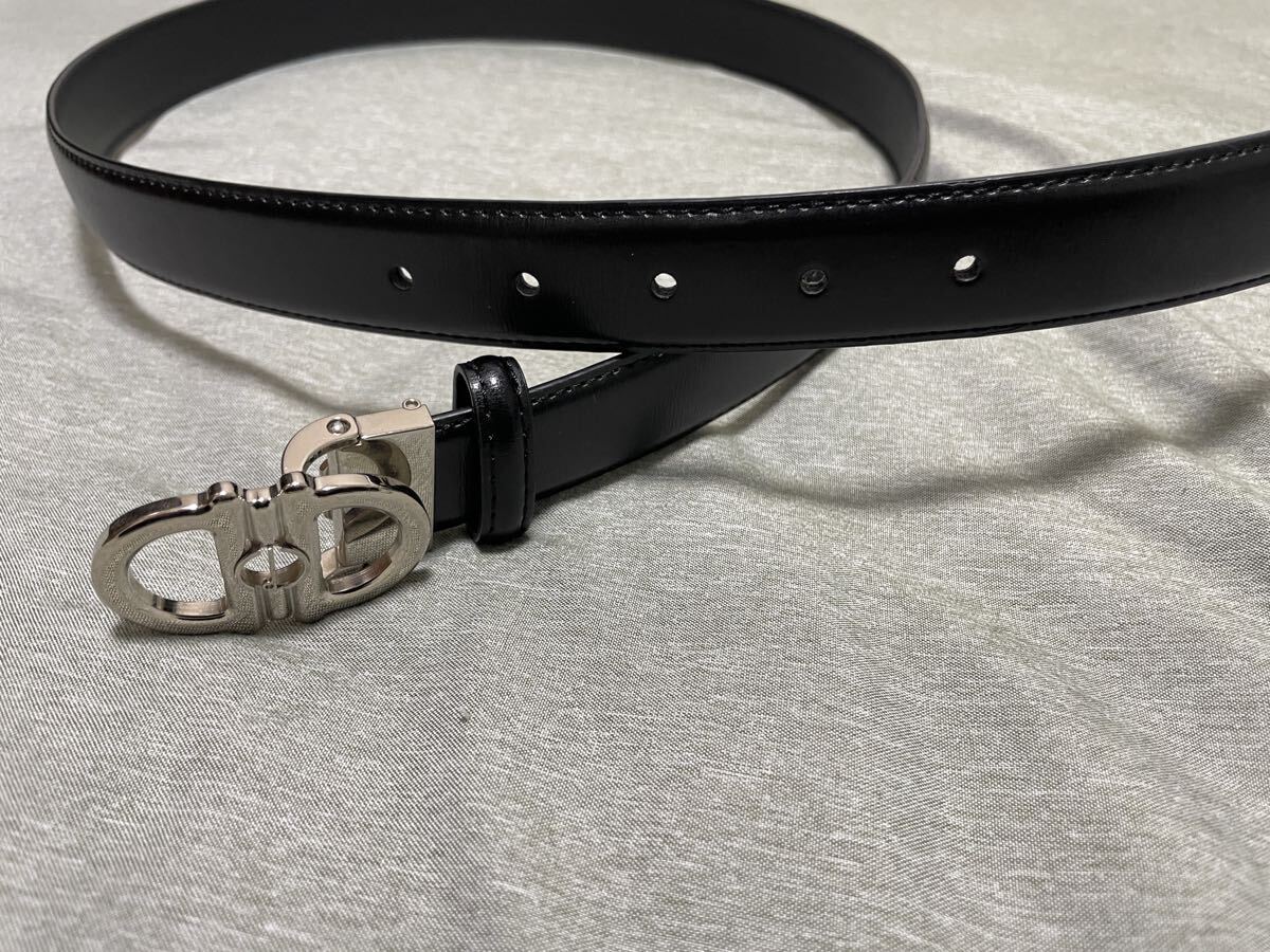 未使用 ダンヒル dunhill ベルト ブラック 黒 ロゴ 105.5cm 85.5cm 88cm 90.5cm 93cm 95.5cm ビジネス 普段使い_画像1
