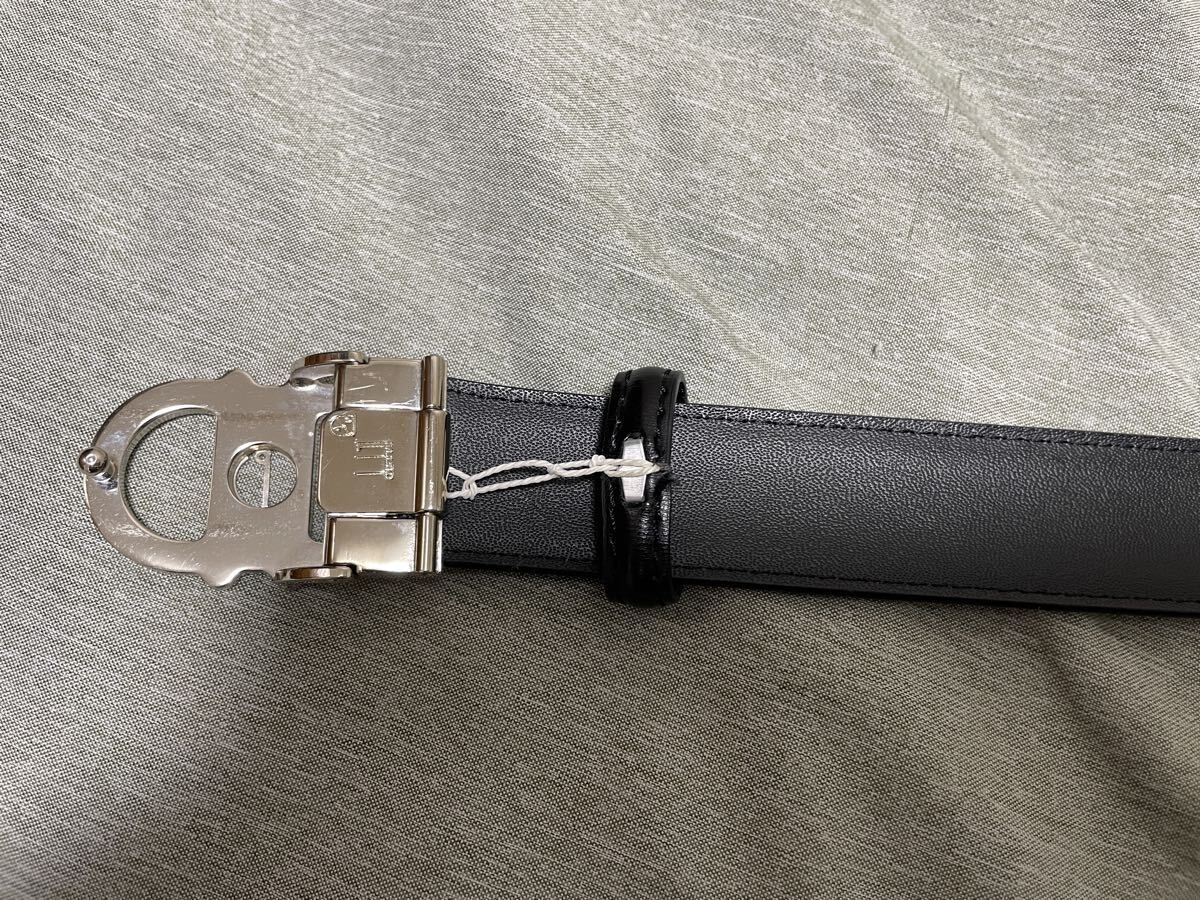 未使用 ダンヒル dunhill ベルト ブラック 黒 ロゴ 105.5cm 85.5cm 88cm 90.5cm 93cm 95.5cm ビジネス 普段使い_画像6