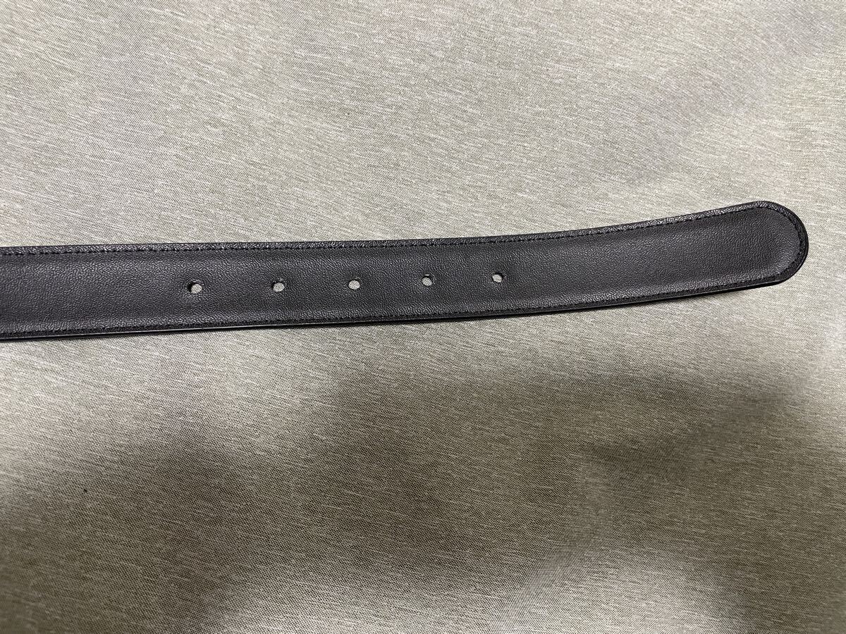 未使用 ダンヒル dunhill ベルト ブラック 黒 ロゴ 105.5cm 85.5cm 88cm 90.5cm 93cm 95.5cm ビジネス 普段使い_画像9