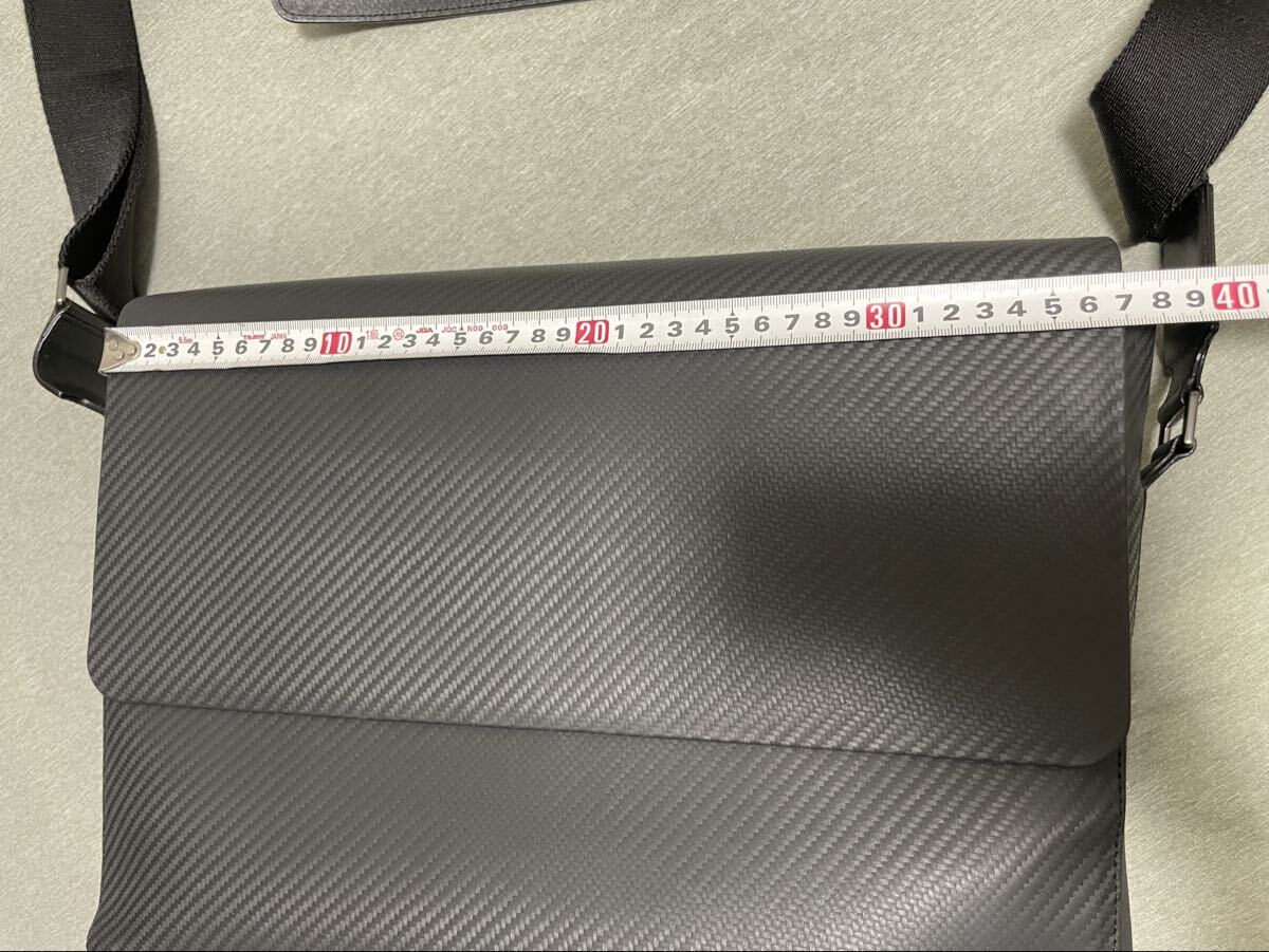 ほぼ未使用 ダンヒル dunhill メッセンジャーバッグ ショルダーバッグ ロゴ ブラック ビジネス 普段使い メッセンジャー_画像6
