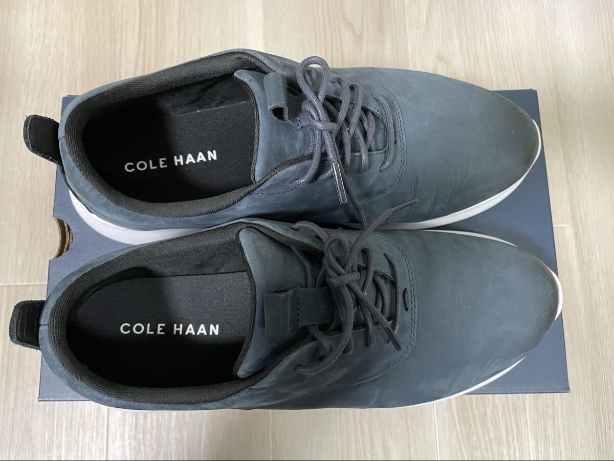 コールハーン COLE HAAN 11M UK10 EUR44 CM28.5 ネイビー ヌバック 箱 シューズ スニーカー オシャレ 普段使い コール・ハーン_画像1