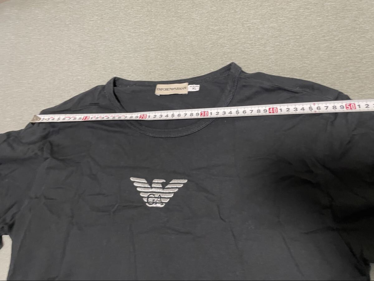  アルマーニ ARMANI 長袖シャツ XL EMPORIO ARMANI エンポリオアルマーニ ブラック 黒 トップス 長袖Ｔシャツ GA GIORGIO ジョルジオ _画像9