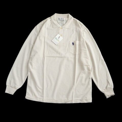 新品 SEIMI CLUB 長袖 ポロシャツ L LA 長袖シャツ 紳士 メンズ ベージュ _画像1