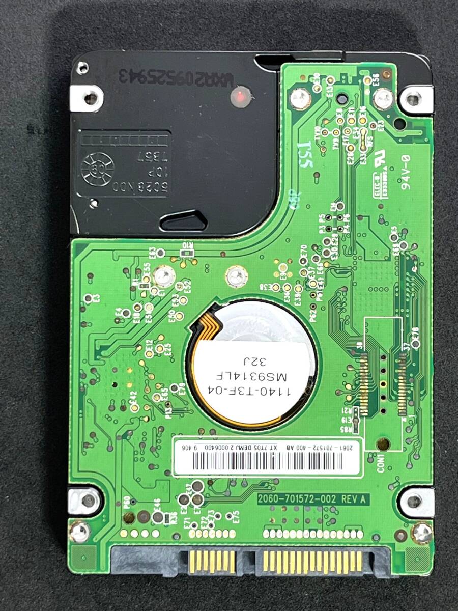 ★ 500GB ★ WD5000BEVT / Western Digital Blue 【使用時間：3835ｈ】 良品　2009年製　WD 2.5インチ 内蔵 HDD 9.5mm SATA [管理5A21]_画像4