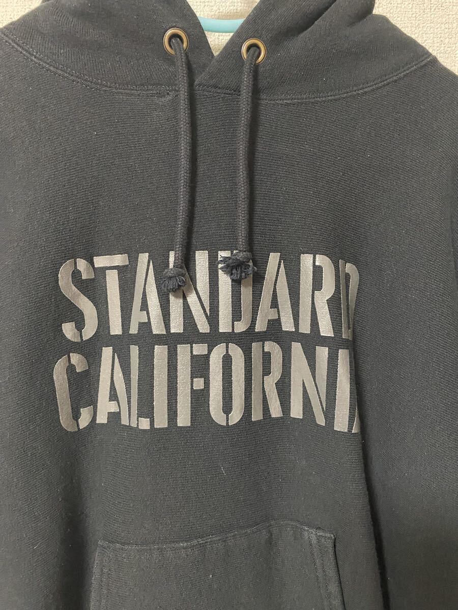 STANDARD CALIFORNIA Champion for SD Exclusive Reverse Weave Hood Sweat スタンダードカリフォルニア チャンピオン パーカー サイズL_画像3