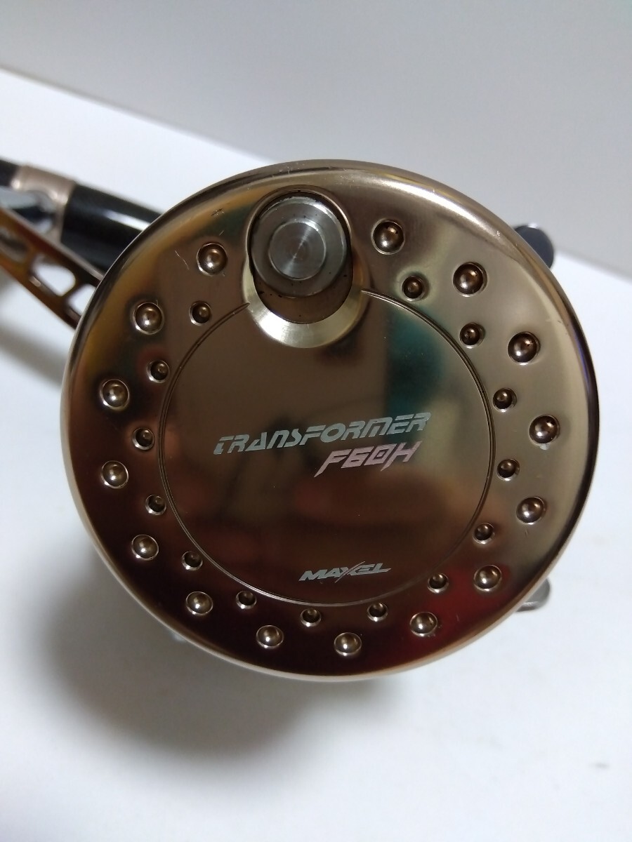 マクセル　トランスフォーマー　F60H 右巻　カンパチ　ヒラマサ　トンジギ　キハダ　ブリ_画像3