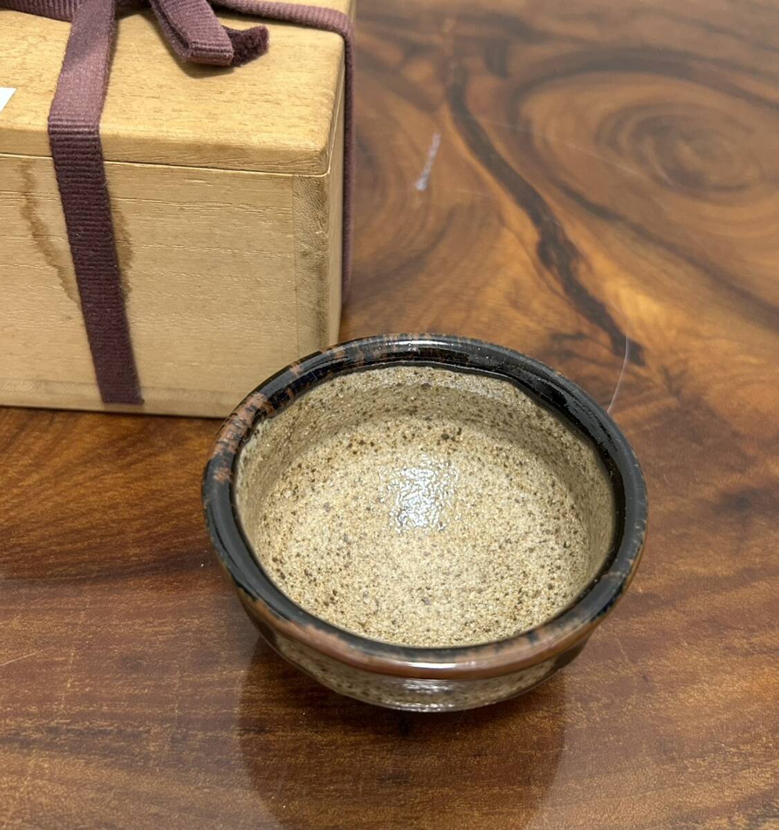 【人間国宝・濱田庄司】陶芸家/民芸運動の中心人物/1955年～重要無形文化財保持者/湯飲み茶碗/印/銘/共箱/益子焼/骨董/古美術/日本の宝/_画像2