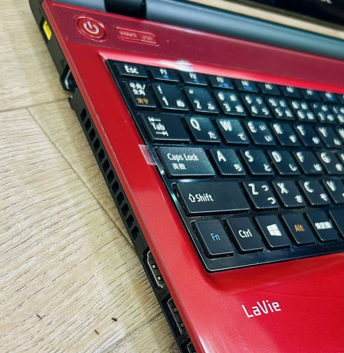 【美品/自宅保管品】NEC製/ノートパソコン/PC-LS150SSR/windows 11 Home/実装RAM 16.0GB/HDD状態綺麗/通常稼働OK/訳アリ/_画像3