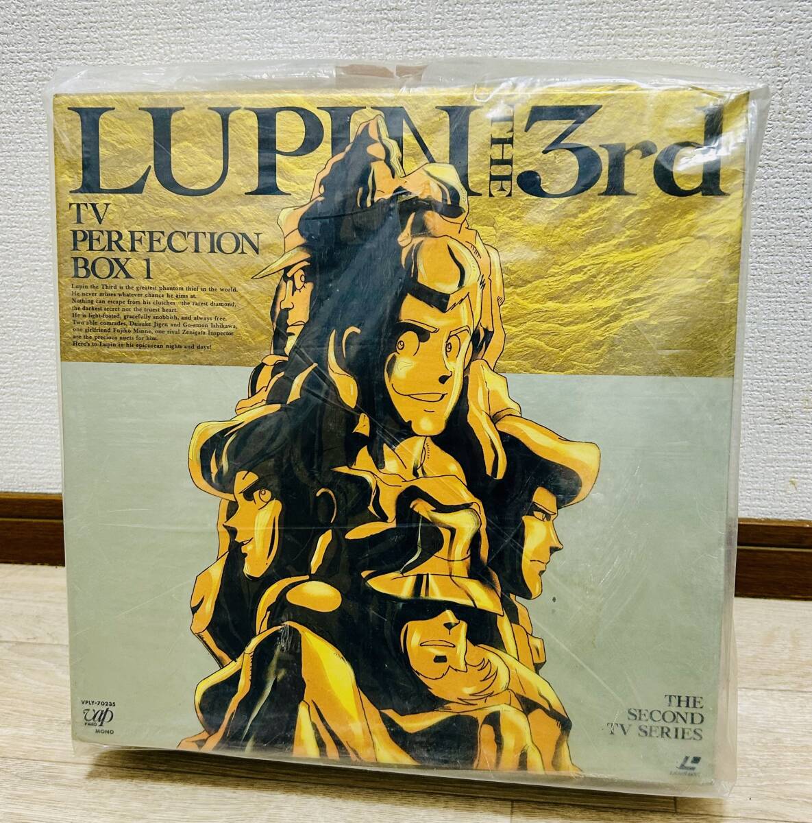 【未開封/状態OK】LUPIN THE 3rd/ルパン三世/テTVパーフェクション/第一作目/LD版/20枚と付属品特典BOX/次元/五右衛門/不二子/銭形/_画像10