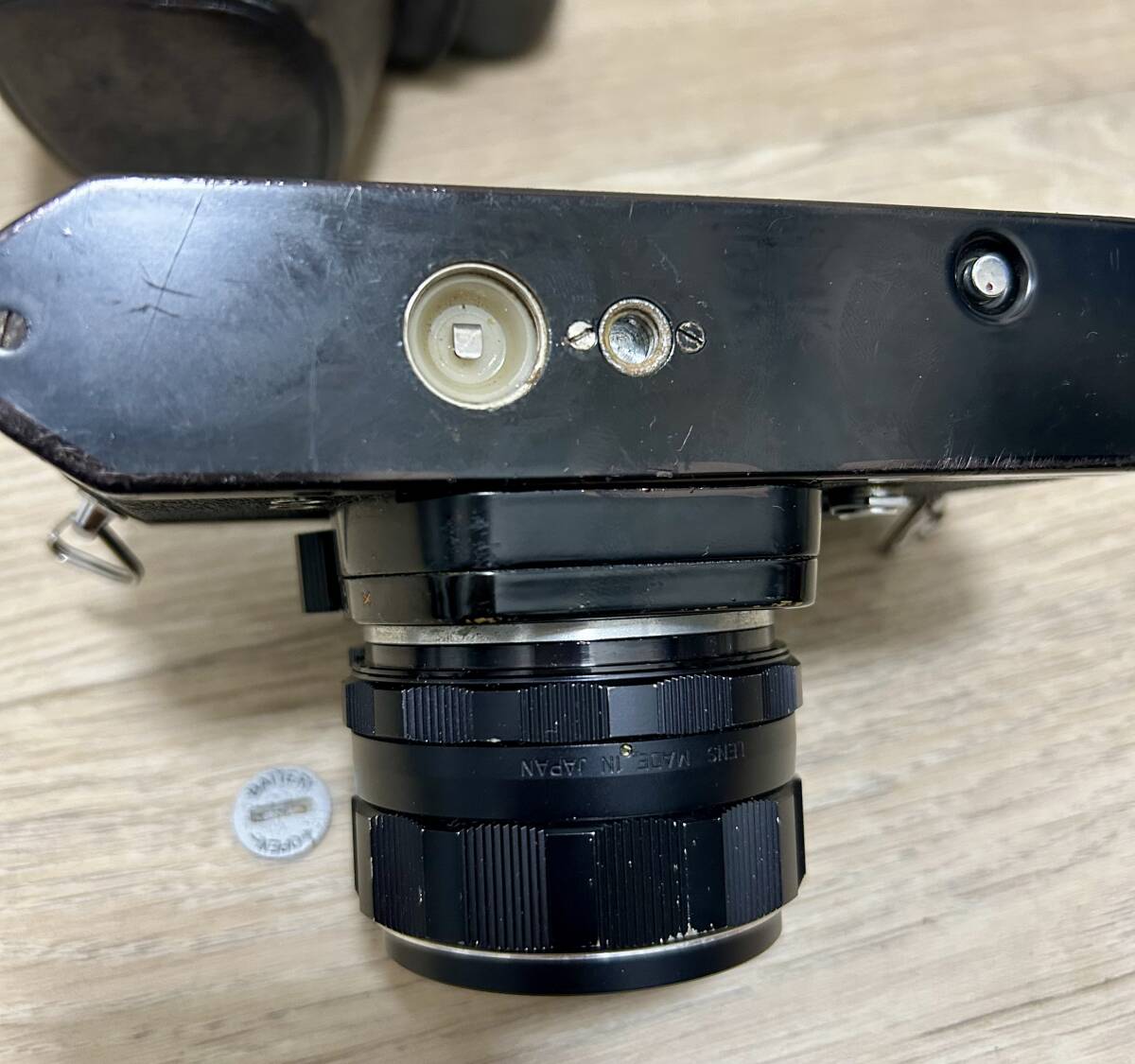 【⑮自宅保管品】PENTAX/ペンタックス/SPOTMATIC/SP/一眼レフカメラ/1964年代～/旭光学/現RICOH/レンズ/Takuma/1:1.8/55/昭和レトロ/_画像6