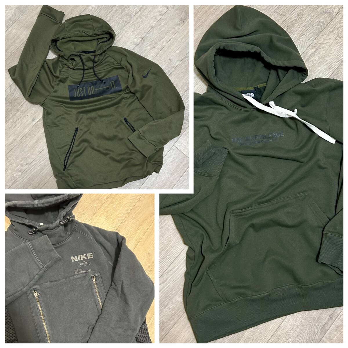 【古着3着/おまとめ】パーカー3着/THE NORTH FACE/ノースフェイス【Ｍ】NIKE/ナイキ【Ｍ】全然まだまだ着用できる_画像1